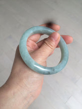 Load image into Gallery viewer, 56.8mm 100% natural Type A icy watery green  jadeite jade bangle AX51-7558