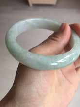 Load image into Gallery viewer, 58.8mm Certified Type A 100% Natural icy watery green white Jadeite Jade bangle BH86-9115