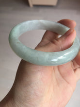 Load image into Gallery viewer, 58.8mm Certified Type A 100% Natural icy watery green white Jadeite Jade bangle BH86-9115