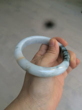 Load image into Gallery viewer, 59.5mm certified Type A 100% Natural green/white/purple Jadeite bangle R107-0467