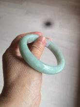 Load image into Gallery viewer, 56.6mm Certified Type A 100% Natural green Jadeite Jade bangle w94-2833