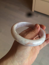 Load image into Gallery viewer, 59.8mm Certified Type A 100% Natural white/purple/pink jadeite Jade bangle BK2-8361
