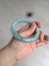 Load image into Gallery viewer, 56.8mm 100% natural Type A icy watery green  jadeite jade bangle AX51-7558