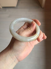 Load image into Gallery viewer, 57.5mm Certified Type A 100% Natural icy watery yellow purple Jadeite Jade bangle BL52-3270