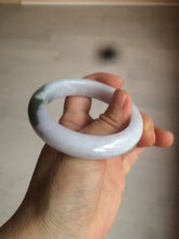 Load image into Gallery viewer, 53.3mm Certified 100% natural Type A olive green/white/purple jadeite jade bangle AZ24-5202