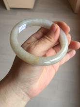 Load image into Gallery viewer, 57.5mm Certified Type A 100% Natural icy watery yellow purple Jadeite Jade bangle BL52-3270