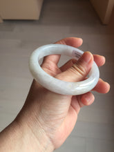 Load image into Gallery viewer, 58mm Certificate icy waterly light purple white orange jadeite jade bangle BF134-2650