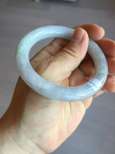Load image into Gallery viewer, 53.3mm certified 100% natural Type A light green purple round cut jadeite jade bangle AX138-0787