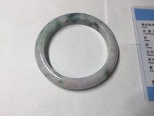 Load image into Gallery viewer, 53.5mm Certified type A 100% Natural sunny green/purple/yellow(Fu LU SHOU) Jadeite bangle BN42-5128