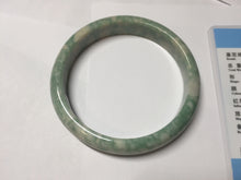 Load image into Gallery viewer, 62mm Certified Type A 100% Natural green beige Jadeite bangle PD144-6272