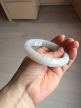 Load image into Gallery viewer, 58mm Certificate icy waterly light purple white orange jadeite jade bangle BF134-2650