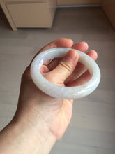 Load image into Gallery viewer, 58mm Certificate icy waterly light purple white orange jadeite jade bangle BF134-2650