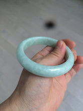 Load image into Gallery viewer, 56.6mm Certified Type A 100% Natural green Jadeite Jade bangle w94-2833