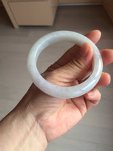 Load image into Gallery viewer, 58mm Certificate icy waterly light purple white orange jadeite jade bangle BF134-2650