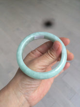 Load image into Gallery viewer, 56.6mm Certified Type A 100% Natural green Jadeite Jade bangle w94-2833