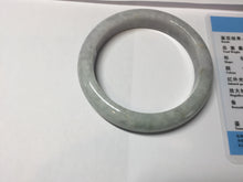 Load image into Gallery viewer, 56.8mm Certified Type A 100% Natural light purple green white jadeite Jade bangle BS17-4011