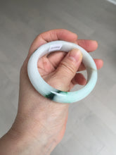 Load image into Gallery viewer, 53.5mm 100% natural certified sunny green brown pink oval jadeite jade bangle BN29-8348
