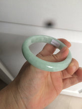 Load image into Gallery viewer, 56.6mm Certified Type A 100% Natural green Jadeite Jade bangle w94-2833