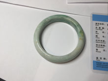 Load image into Gallery viewer, 56mm Certified Type A 100% Natural sunny green yellow Jadeite Jade bangle BS18-4023