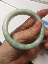 Load image into Gallery viewer, 56mm Certified Type A 100% Natural sunny green yellow Jadeite Jade bangle BS18-4023