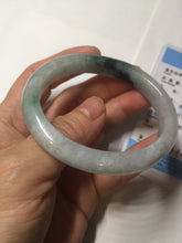 Load image into Gallery viewer, 51.5mm certified Type A 100% Natural sunny green purple oval Jadeite Jade bangle BN43-5137