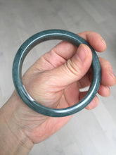 Load image into Gallery viewer, 59.9mm Certified Type A 100% Natural dark green/blue/gray/black Guatemala Jadeite jade bangle AY89-5760
