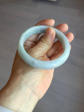 Load image into Gallery viewer, 57mm Certified type A 100% Natural light green white Jadeite bangle AX141-0794