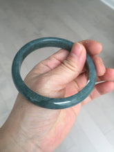 Load image into Gallery viewer, 59.9mm Certified Type A 100% Natural dark green/blue/gray/black Guatemala Jadeite jade bangle AY89-5760