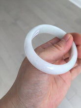 Load image into Gallery viewer, 52mm certified Type A 100% Natural sunny green/white/red oval Jadeite Jade bangle E92-0263