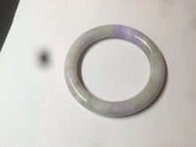 Load image into Gallery viewer, 54.3mm Certified 100% natural Type A green/brown/purple round cut jadeite jade bangle AZ26-5218