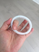 Load image into Gallery viewer, 52mm certified Type A 100% Natural sunny green/white/red oval Jadeite Jade bangle E92-0263