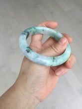 Load image into Gallery viewer, 57.7mm certified Type A 100% Natural sunny green white purple Jadeite Jade bangle BQ44-4138
