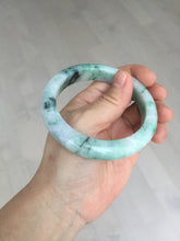 Load image into Gallery viewer, 57.7mm certified Type A 100% Natural sunny green white purple Jadeite Jade bangle BQ44-4138