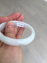 Load image into Gallery viewer, 52mm certified Type A 100% Natural sunny green/white/red oval Jadeite Jade bangle E92-0263