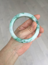 Load image into Gallery viewer, 57.7mm certified Type A 100% Natural sunny green white purple Jadeite Jade bangle BQ44-4138