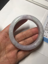 Load image into Gallery viewer, 55.4mm Certified type A 100% Natural sunny green/purple/orange(Fu LU SHOU) Jadeite bangle BN44-5132