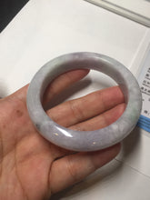 Load image into Gallery viewer, 55.4mm Certified type A 100% Natural sunny green/purple/orange(Fu LU SHOU) Jadeite bangle BN44-5132
