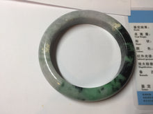Load image into Gallery viewer, 58mm Certified 100% natural Type A green/purple jadeite jade bangle PB96-8986