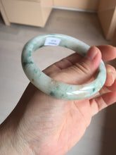 Load image into Gallery viewer, 57.7mm certified Type A 100% Natural light green/red/white Jadeite Jade bangle BP17-8109
