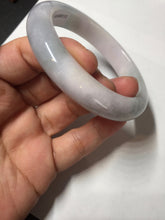 Load image into Gallery viewer, 55.8mm certified 100% natural light green blue red purple jadeite jade bangle AM92-(1372)