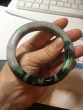 Load image into Gallery viewer, 58mm Certified 100% natural Type A green/purple jadeite jade bangle PB96-8986