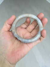 Load image into Gallery viewer, 54.5mm 100% natural beige yellow red round cut Coral Jade (珊瑚玉) bangle XY100