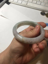 Load image into Gallery viewer, 56.5mm certified 100% natural Type A light green purple red(FU LU SHOU) jadeite jade bangle PC136-9157