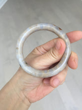 Load image into Gallery viewer, 54.5mm 100% natural beige yellow red round cut Coral Jade (珊瑚玉) bangle XY100