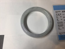 Load image into Gallery viewer, 56.3mm certified 100% natural Type A light green purple jadeite jade bangle Bk75-3785