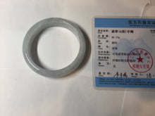 Load image into Gallery viewer, 56.3mm certified 100% natural Type A light green purple jadeite jade bangle Bk75-3785