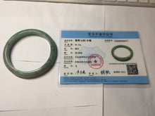 Load image into Gallery viewer, 62mm Certified Type A 100% Natural dark green red Jadeite bangle PD152-6271