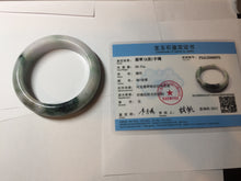 Load image into Gallery viewer, 58mm Certified 100% natural Type A green/purple chubby jadeite jade bangle PB98-8975