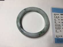 Load image into Gallery viewer, 57mm Certified Type A 100% Natural sunny green/dark green Jadeite Jade bangle AM94-2724