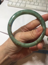 Load image into Gallery viewer, 62mm Certified Type A 100% Natural dark green red Jadeite bangle PD152-6271